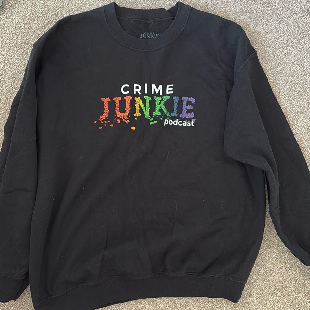 Crime Junkie Podcast Crewneck Pullover
